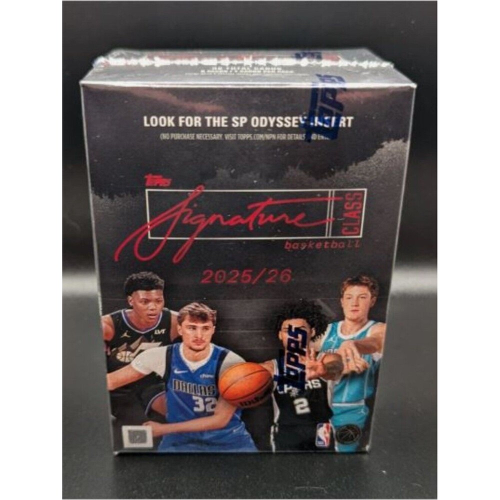 2025-26 NBA Topps Signature Class Blaster Box - Factory Sealed